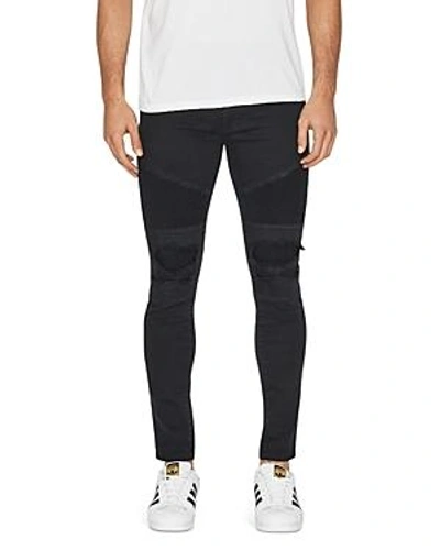 Shop Nxp Combination Tapered Fit Jeans In Black In Washed Black