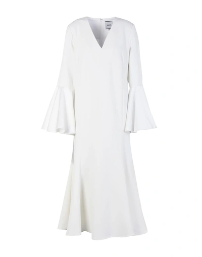 Shop Edit 3/4 Length Dress In Ivory