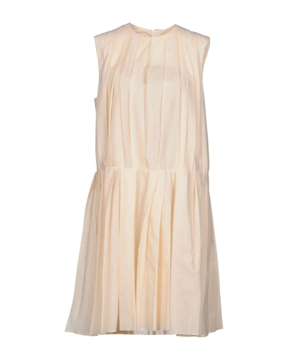Shop Marni Midi Dresses In Ivory
