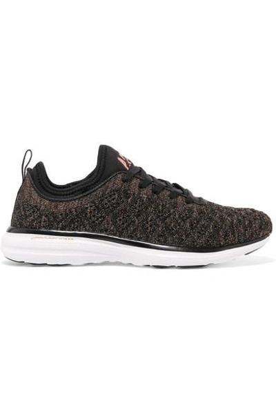 Apl Athletic Propulsion Labs Techloom Phantom 3d Metallic Mesh Sneakers In Us10