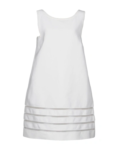 Shop Fendi Short Dress In White