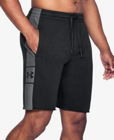 Shop Under Armour Men's Ez Knit 10" Shorts In Black