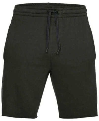 Shop Under Armour Men's Ez Knit 10" Shorts In Olive Green