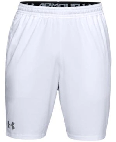 Shop Under Armour Men's Mk-1 Heatgear 9" Shorts In White
