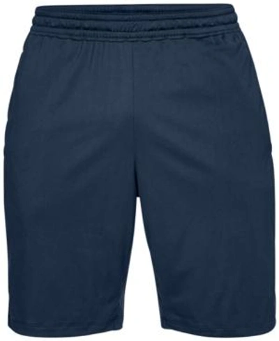 Shop Under Armour Men's Mk-1 Heatgear 9" Shorts In Navy Blue