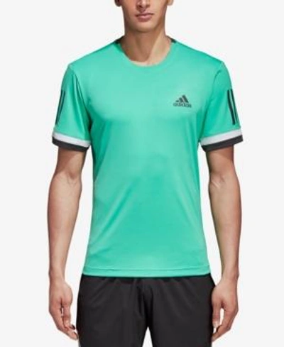 Shop Adidas Originals Adidas Men's Club Climacool Tennis T-shirt In Green