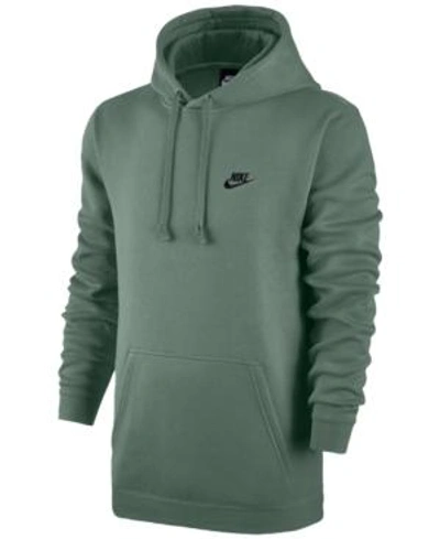 Shop Nike Men's Pullover Fleece Hoodie In Clay Green