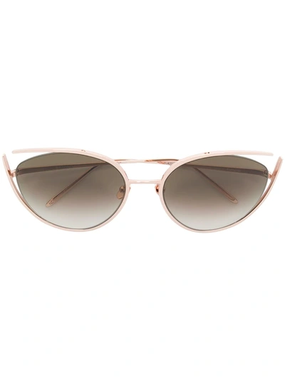 Shop Linda Farrow Fontaine Sunglasses