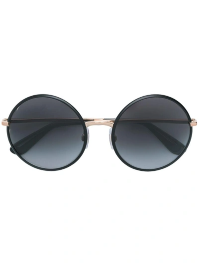 Shop Dolce & Gabbana Round Framed Sunglasses