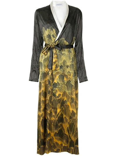 Shop Adriana Iglesias Alberta Tropical Wrap Dress