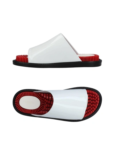 Shop Kenzo Sandals In White