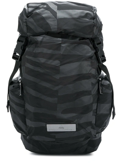 Shop Adidas By Stella Mccartney Uneven Stripe Bucket Backpack