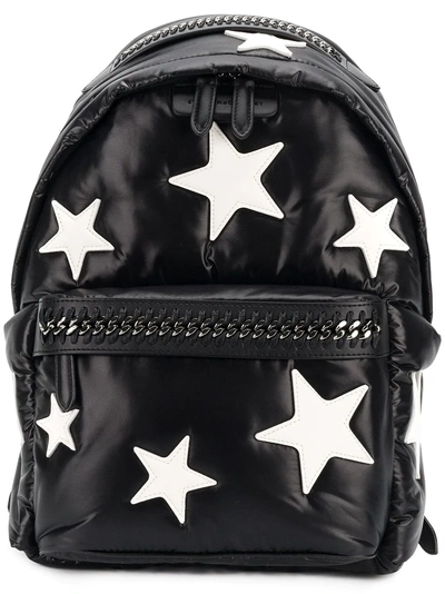 Shop Stella Mccartney Falabella Go Stars Backpack - Black
