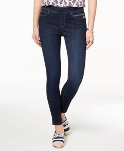 Shop Tommy Hilfiger Gramercy Pull-on Skinny Jeans In River Blue
