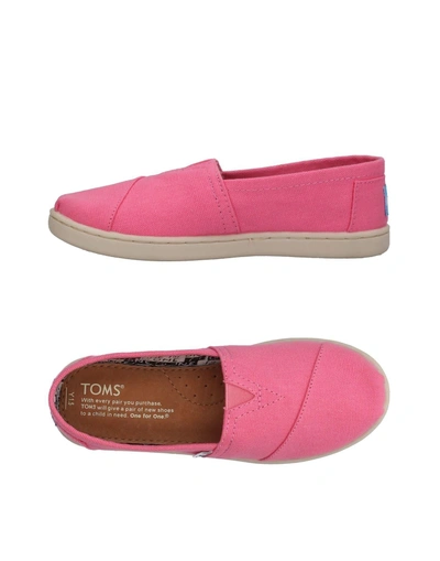 Shop Toms Sneakers In Pink