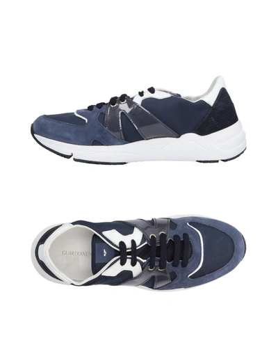 Shop Alberto Guardiani Trainers In Dark Blue