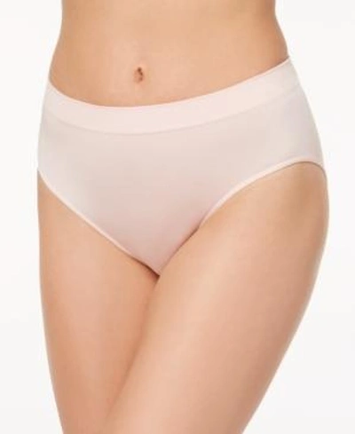 Shop Wacoal Women's B-smooth High-cut Brief Underwear 834175 In Chalk Pink