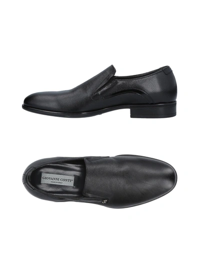 Shop Giovanni Conti Loafers In Black