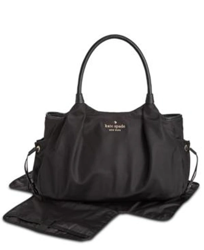 Shop Kate Spade New York Watson Lane Stevie Extra-large Diaper Bag In Black