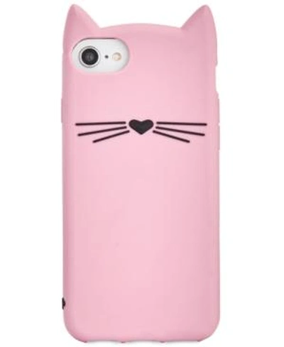 Shop Kate Spade New York Silicone Cat Iphone 8 Case In Pink
