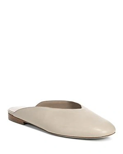 Shop Vince Women's Levins Leather Mules In Light Straw
