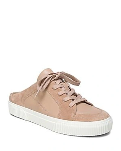 Shop Vince Women's Kess Leather & Suede Backless Slip-on Sneakers In Apricot