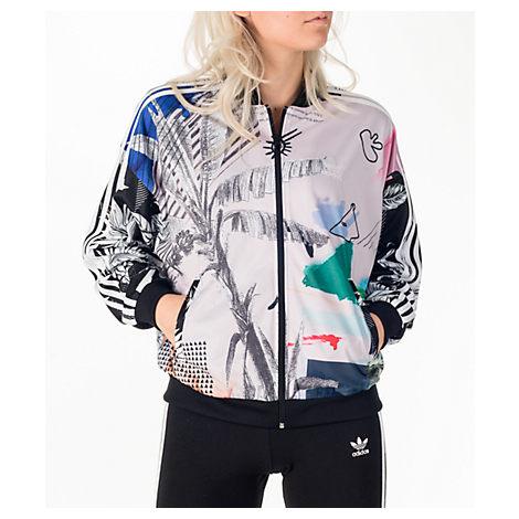 adidas track jacket women's sale