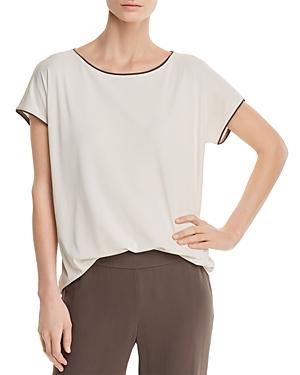 eileen fisher silk jersey top