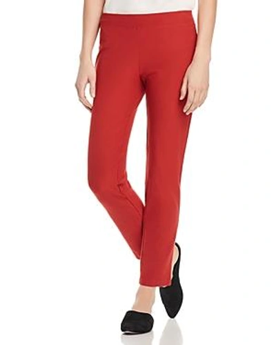 Shop Eileen Fisher Slim Pull-on Ankle Pants In Serrano