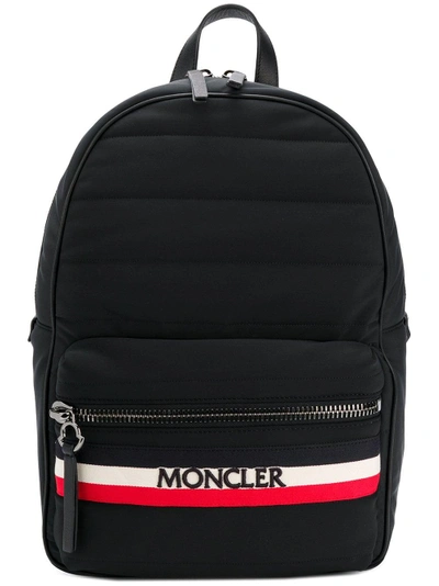 Moncler Black New George Zaino Backpack In Black Multi ModeSens