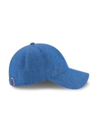Shop New Era Cotton Baseball Cap In Blue