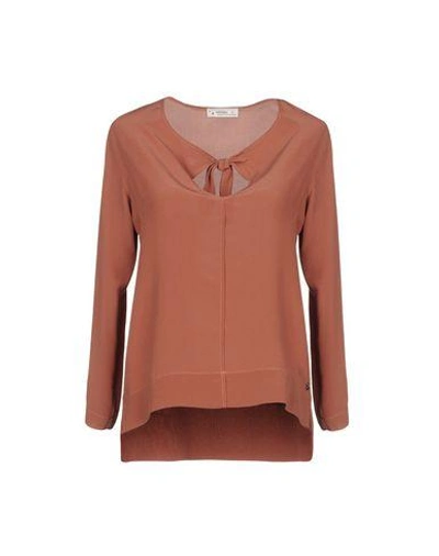 Shop Ottod'ame Blouse In Light Brown