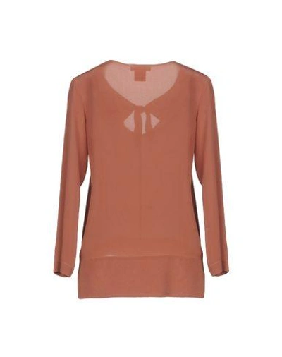 Shop Ottod'ame Blouse In Light Brown