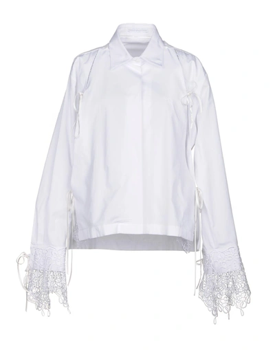 Shop Ermanno Scervino Shirts In White