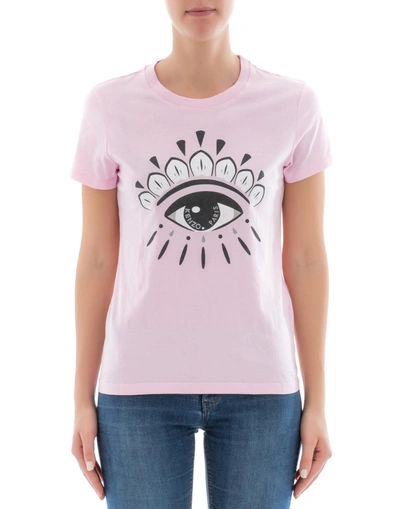 Shop Kenzo Pink Cotton T-shirt