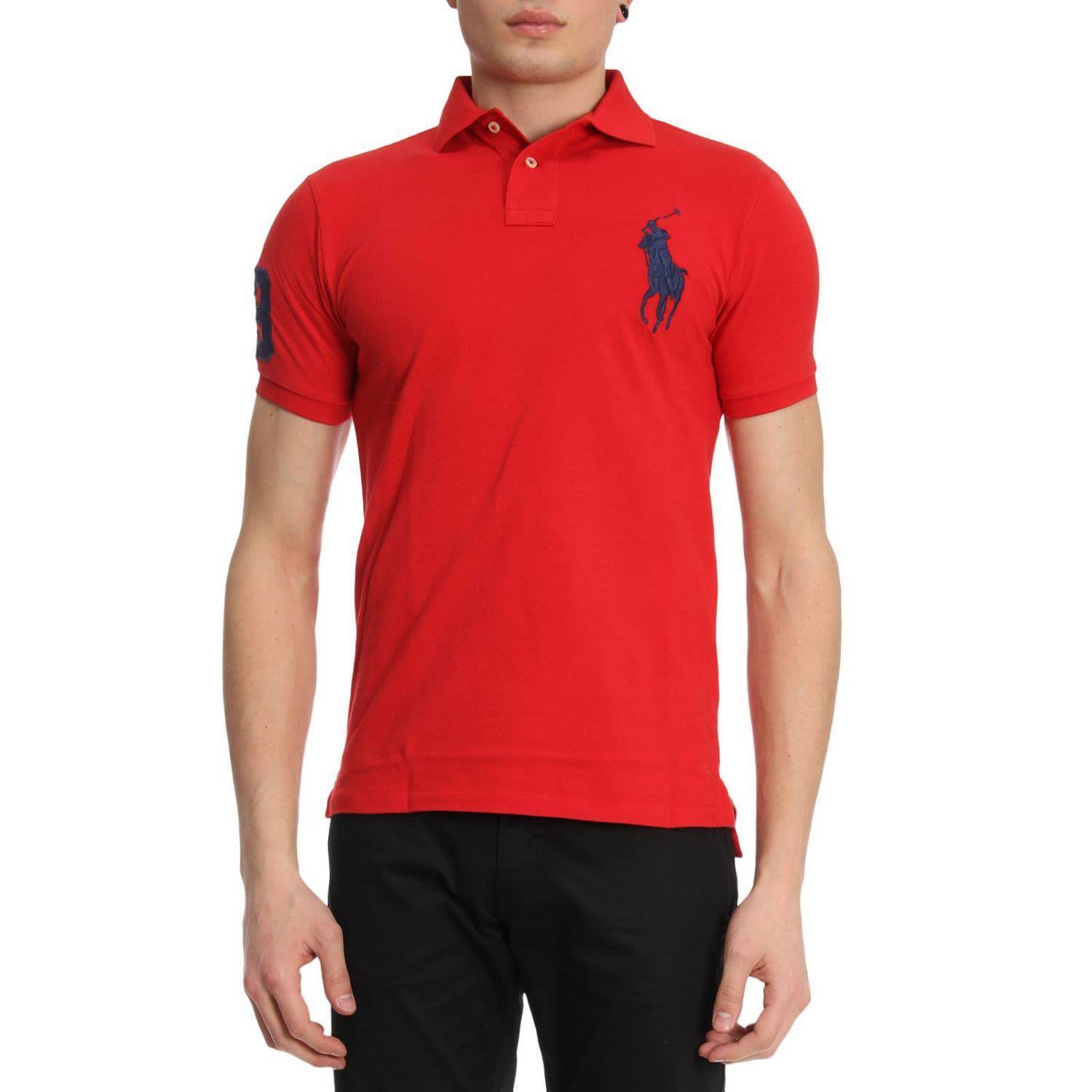 red big pony polo shirt