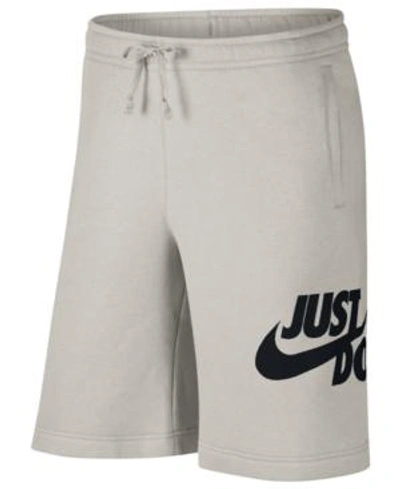 Shop Nike Men's Sportswear Just Do It Shorts In Green Abyss