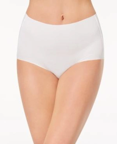 Shop Wacoal Beyond Naked Clean-cut Ribbed Brief 870359 In White