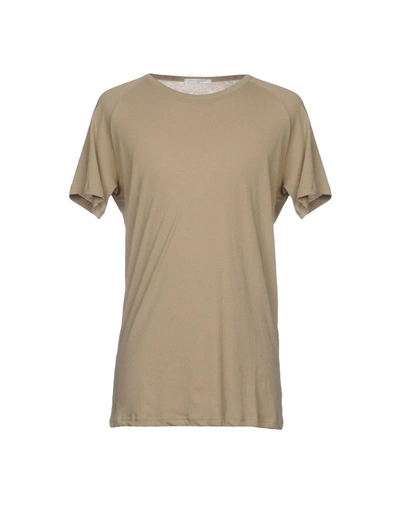 Shop Daniele Alessandrini Man T-shirt Beige Size Xxl Cotton