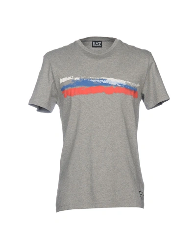 Shop Ea7 T-shirt In Grey