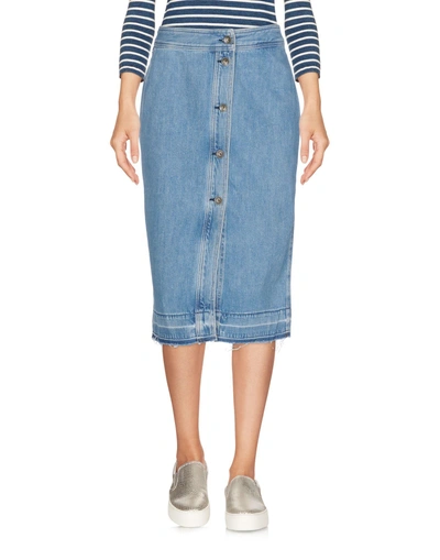 Shop Rag & Bone Denim Skirt In Blue
