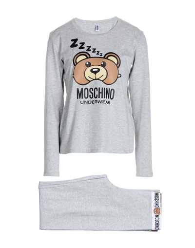 Shop Moschino Underwear Moschino In Light Grey