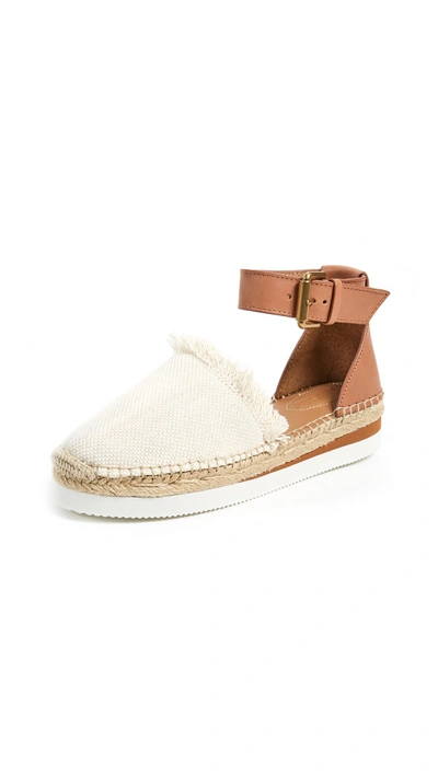 Shop See By Chloé Glyn Flat Espadrilles In Canvas