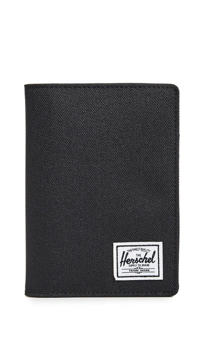 Shop Herschel Supply Co Raynor Passport Case In Black