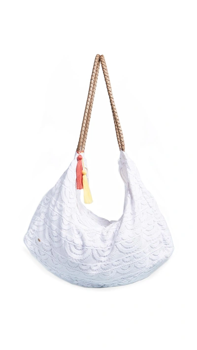 Shop Pilyq Allison Lace Bag In White