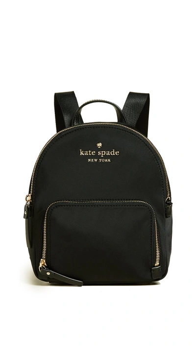 Shop Kate Spade Watson Lane Small Hartley Backpack In Black