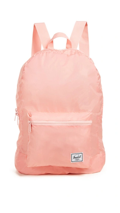 Shop Herschel Supply Co Packable Daypack Backpack In Peach