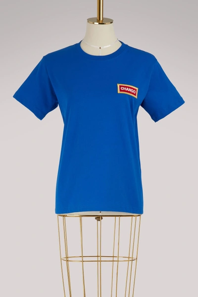 Shop Esteban Cortazar Chango T-shirt In Blue