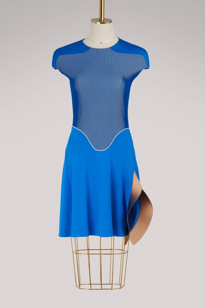 Shop Esteban Cortazar Tennis Short Dress In Cobalt Blue