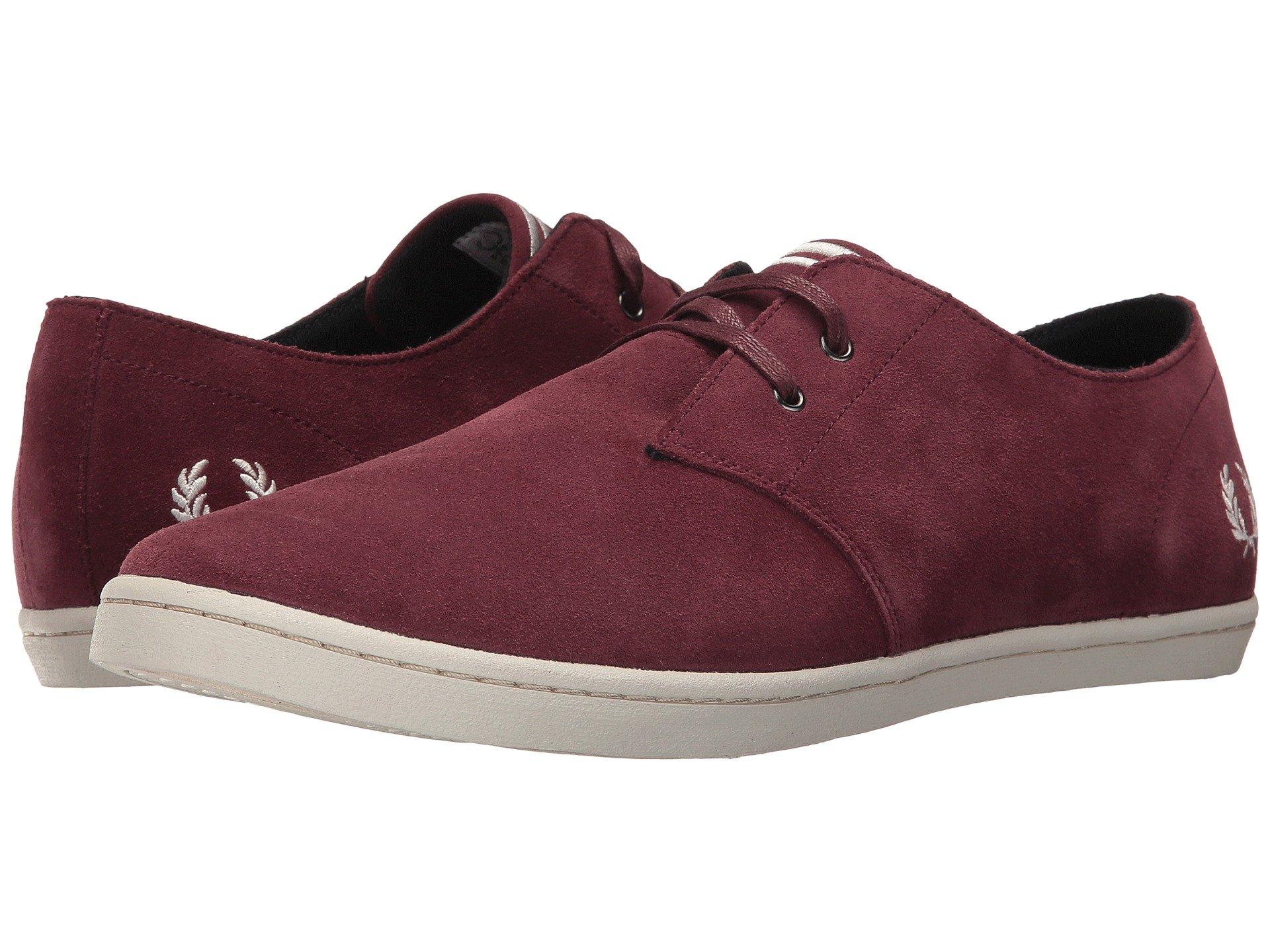 fred perry byron low suede